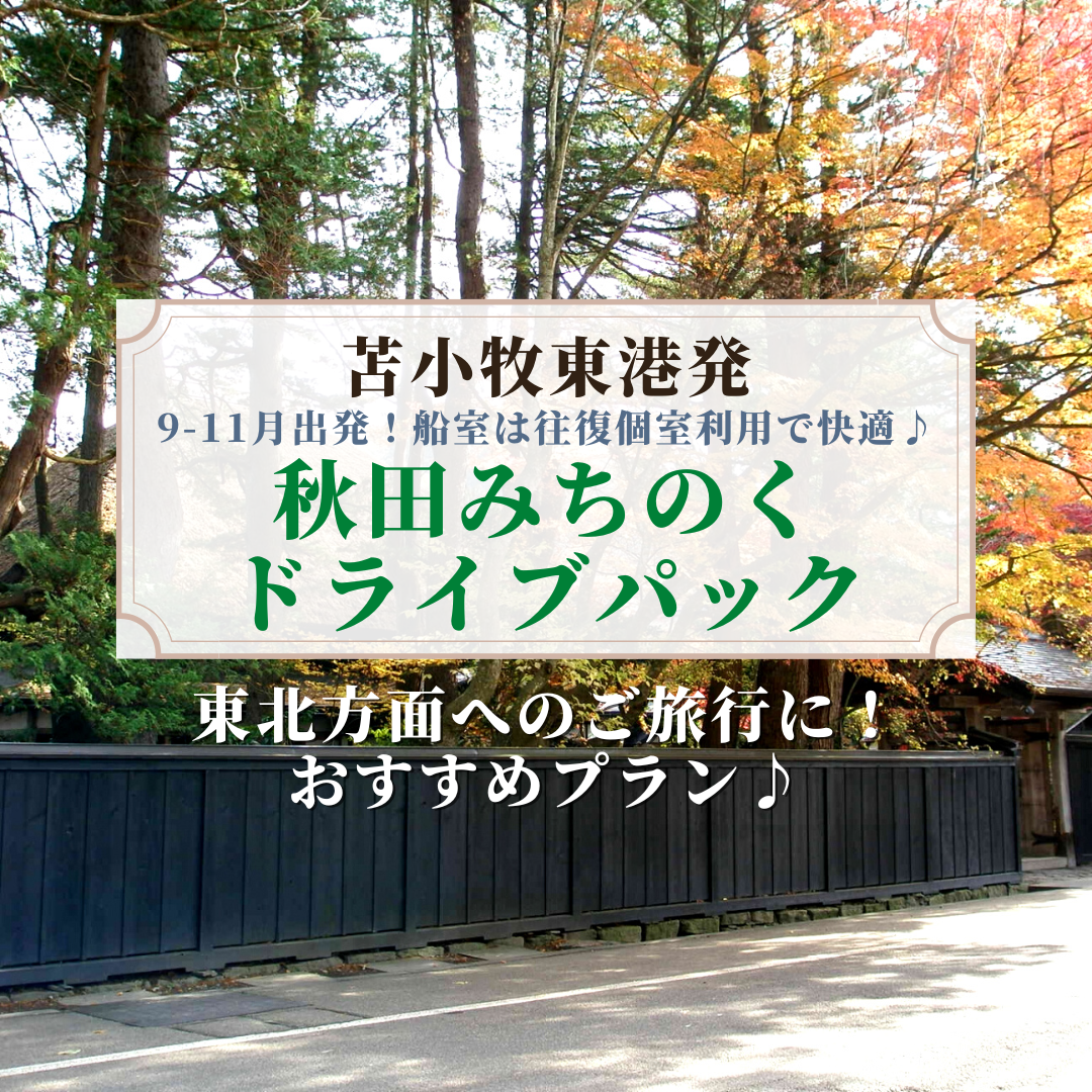 Vt22 秋北海道発秋田ドライブパック 新日本海フェリー 舞鶴 敦賀 新潟 秋田と北海道を結ぶフェリー航路